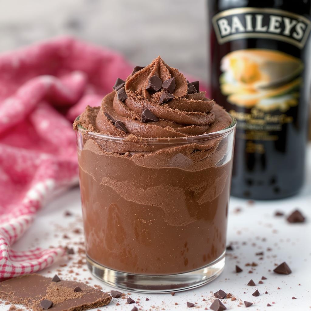 5 Minute Baileys Chocolate Mousse