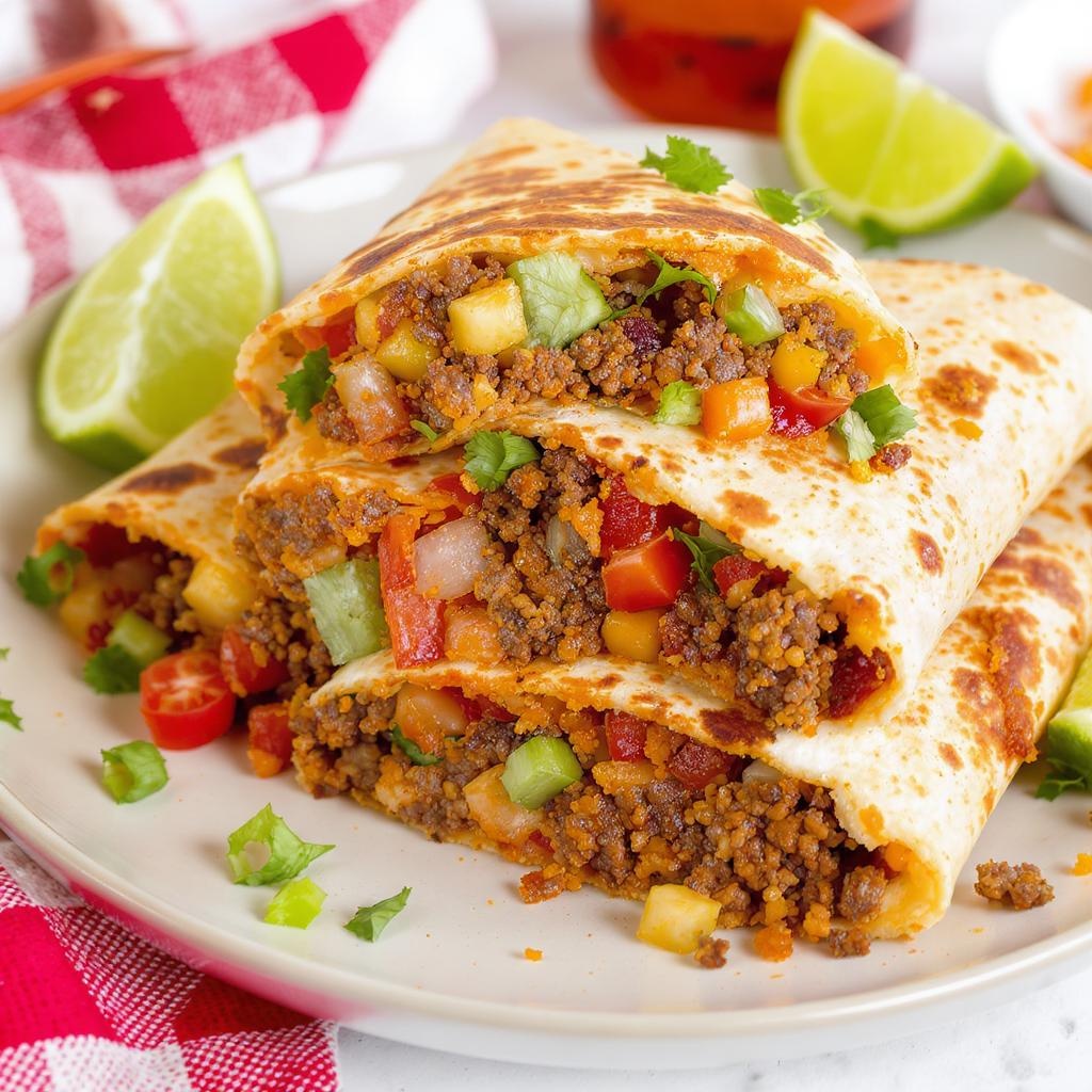 Ground Beef Quesadillas