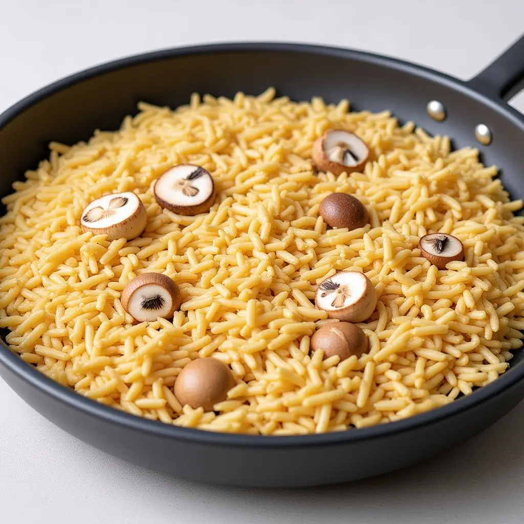 Instant Pot Rice and Orzo Pilaf with Mushrooms