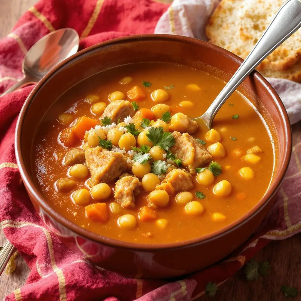 MOROCCAN CHICKPEA SOUP