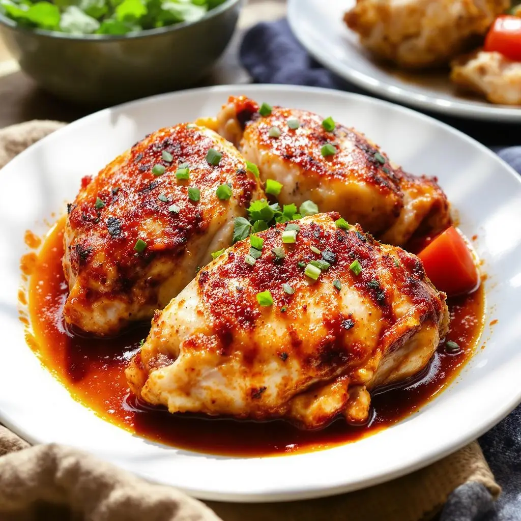 Oven-Baked Chicken Thighs