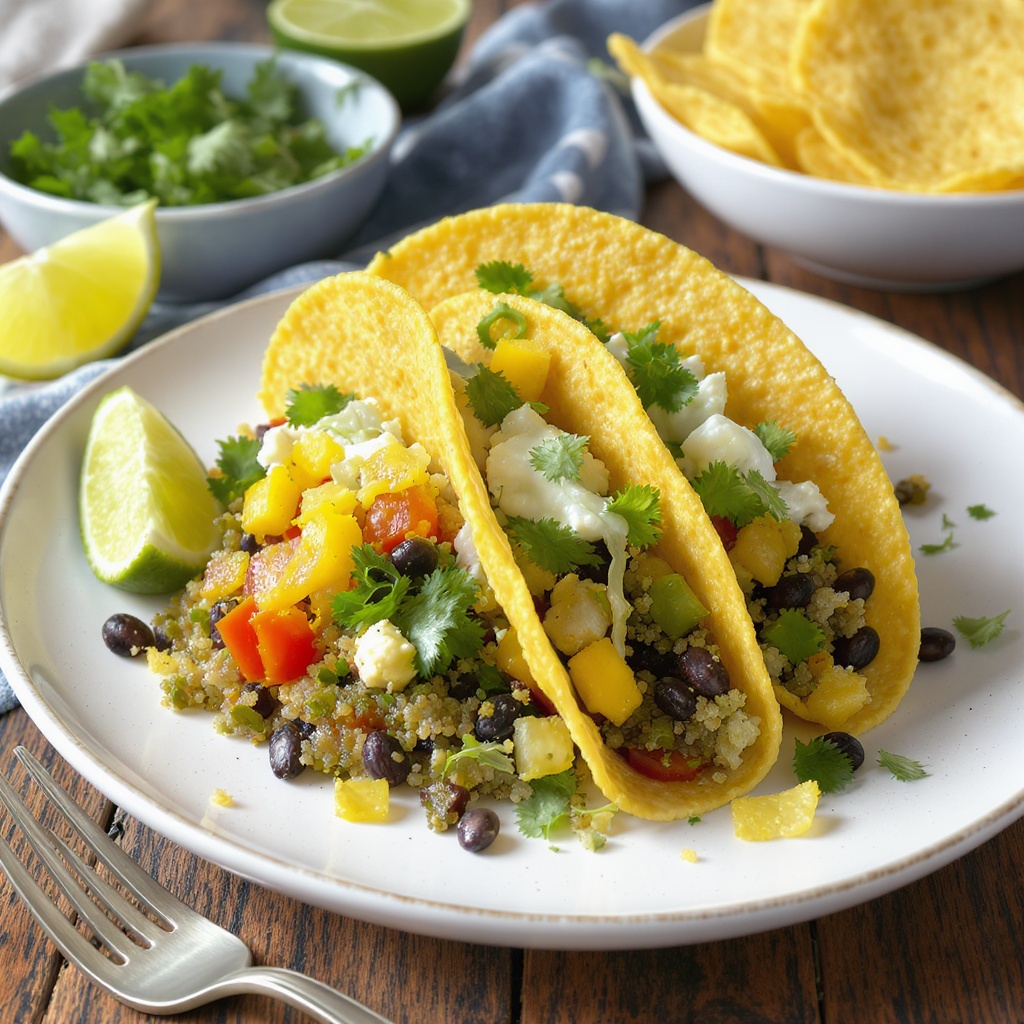 Quinoa Black Bean Tacos