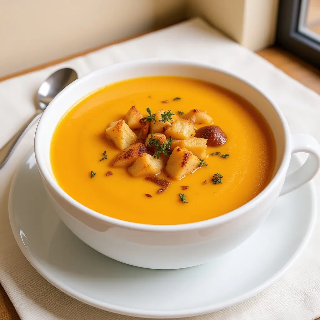 Roasted Acorn Squash Soup