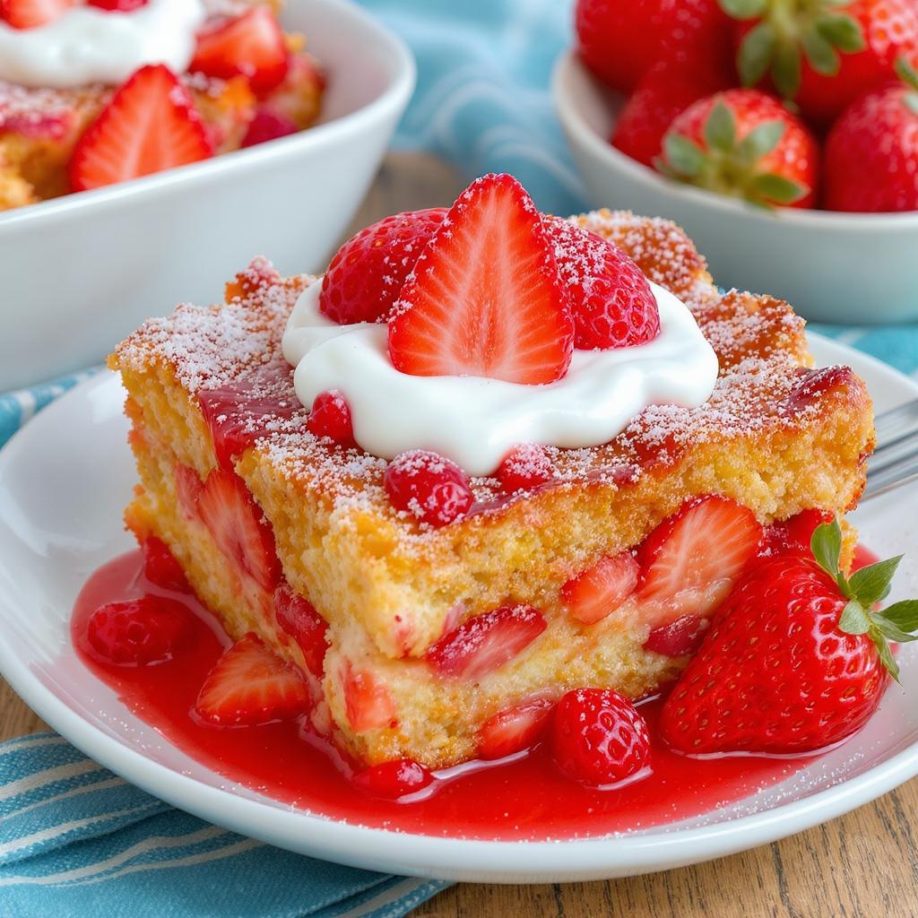 Strawberry French Toast Casserole