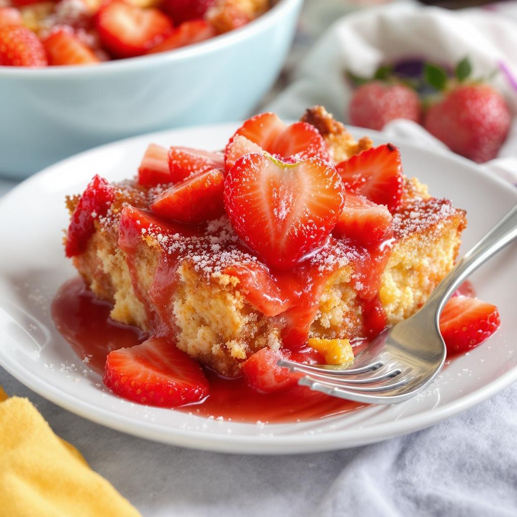 Strawberry French Toast Casserole