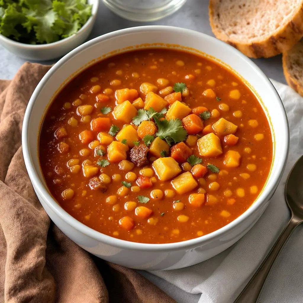 Vegan Instant Pot Red Lentil Soup