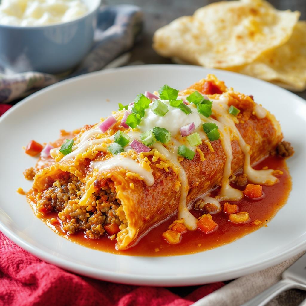 beef enchilada