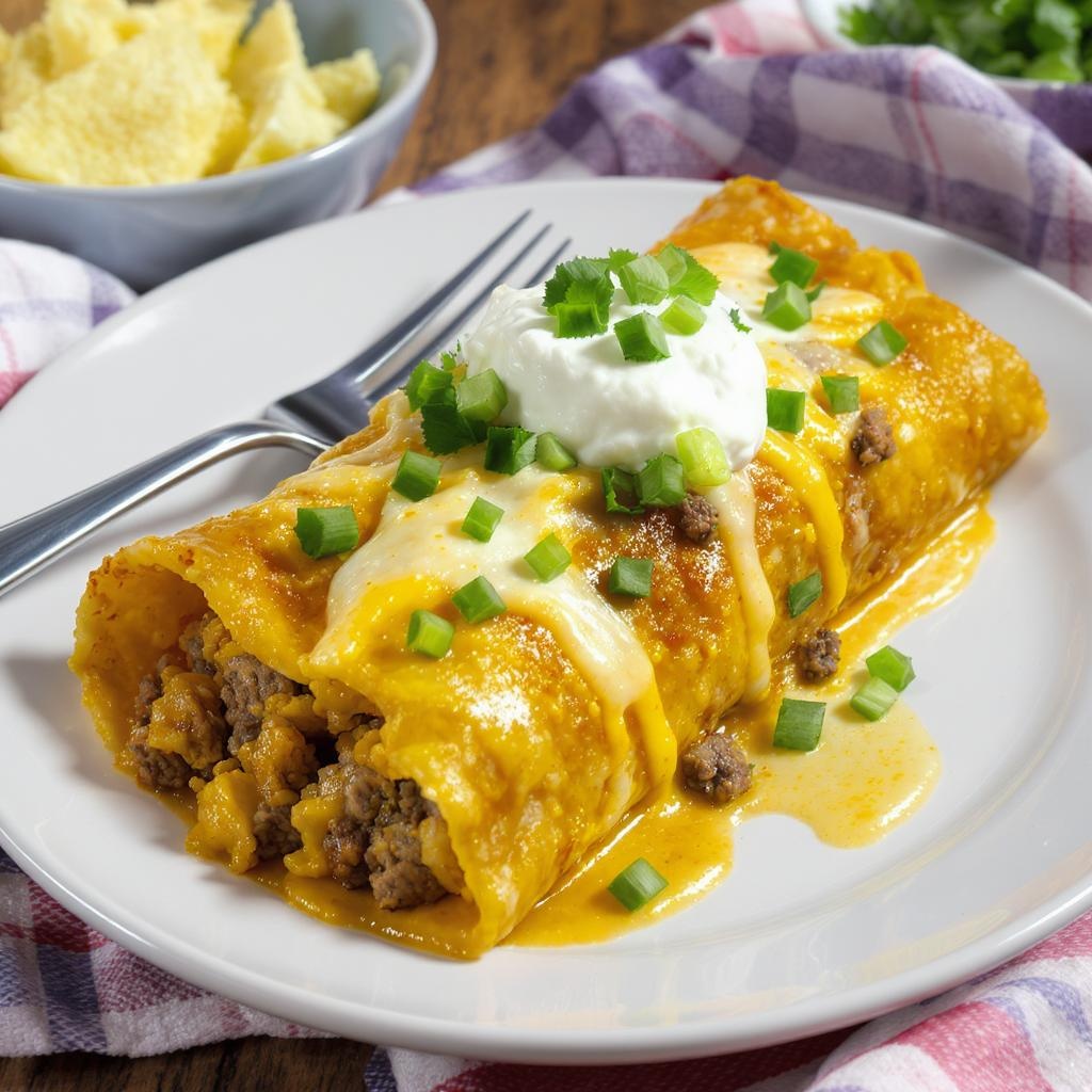 beef enchilada