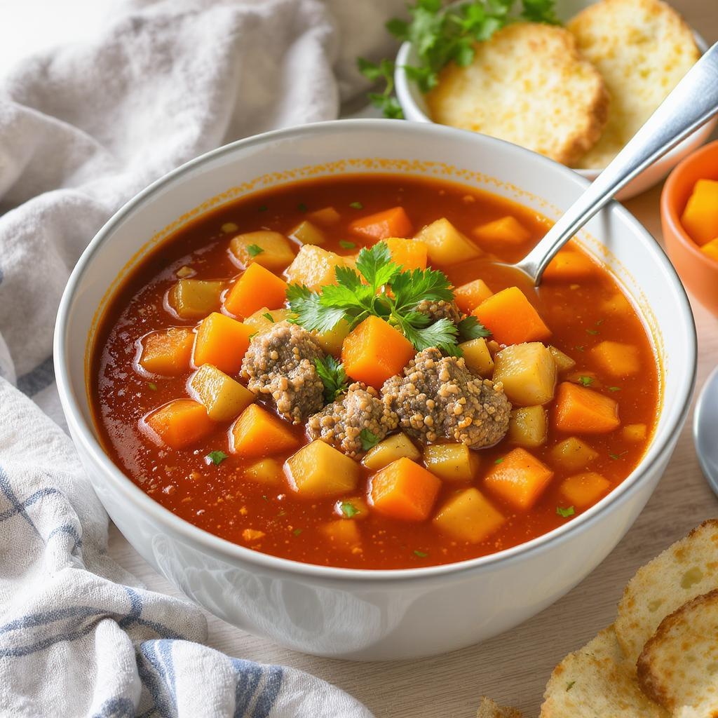 beef vegetable soup