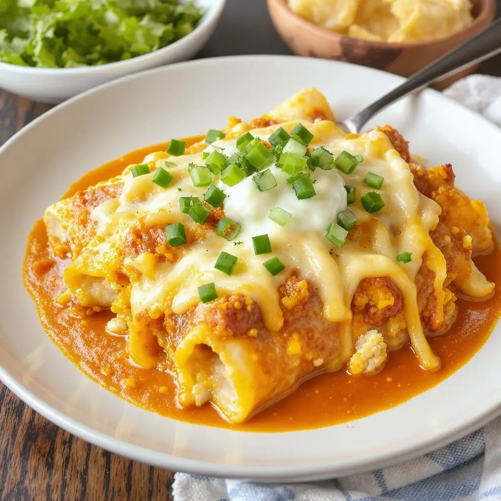 cheesy chicken enchiladas