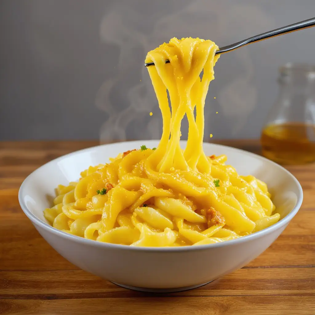 cheesy egg noodles