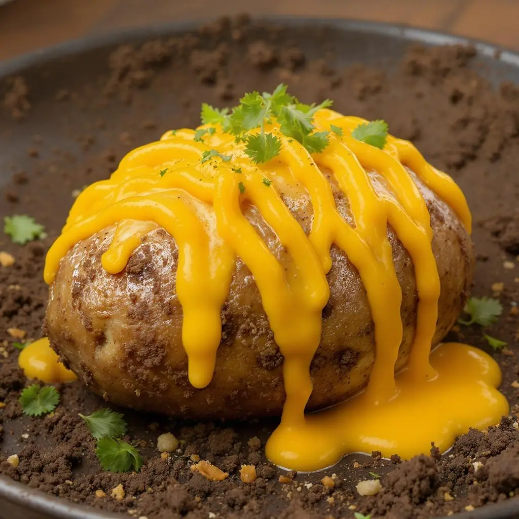cheesy mississippi mud potatoes