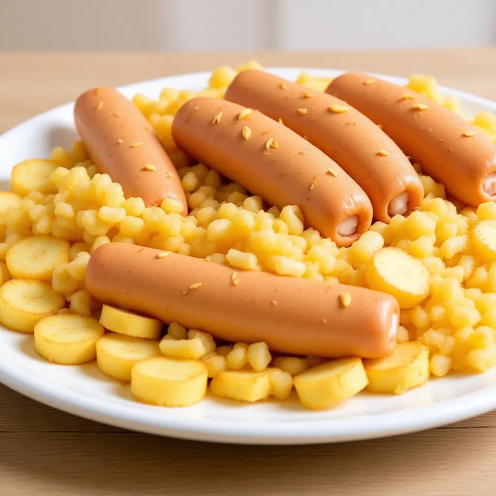 cheesy sausage and potatoes