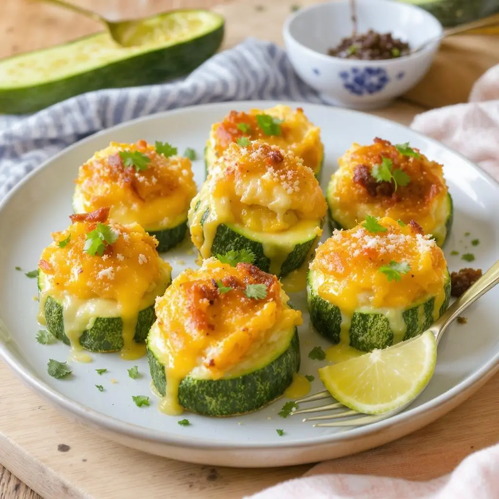 cheesy zucchini bites