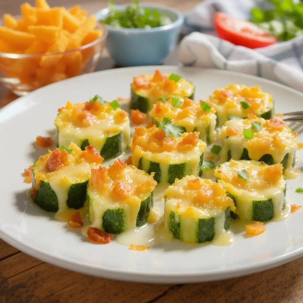 cheesy zucchini bites