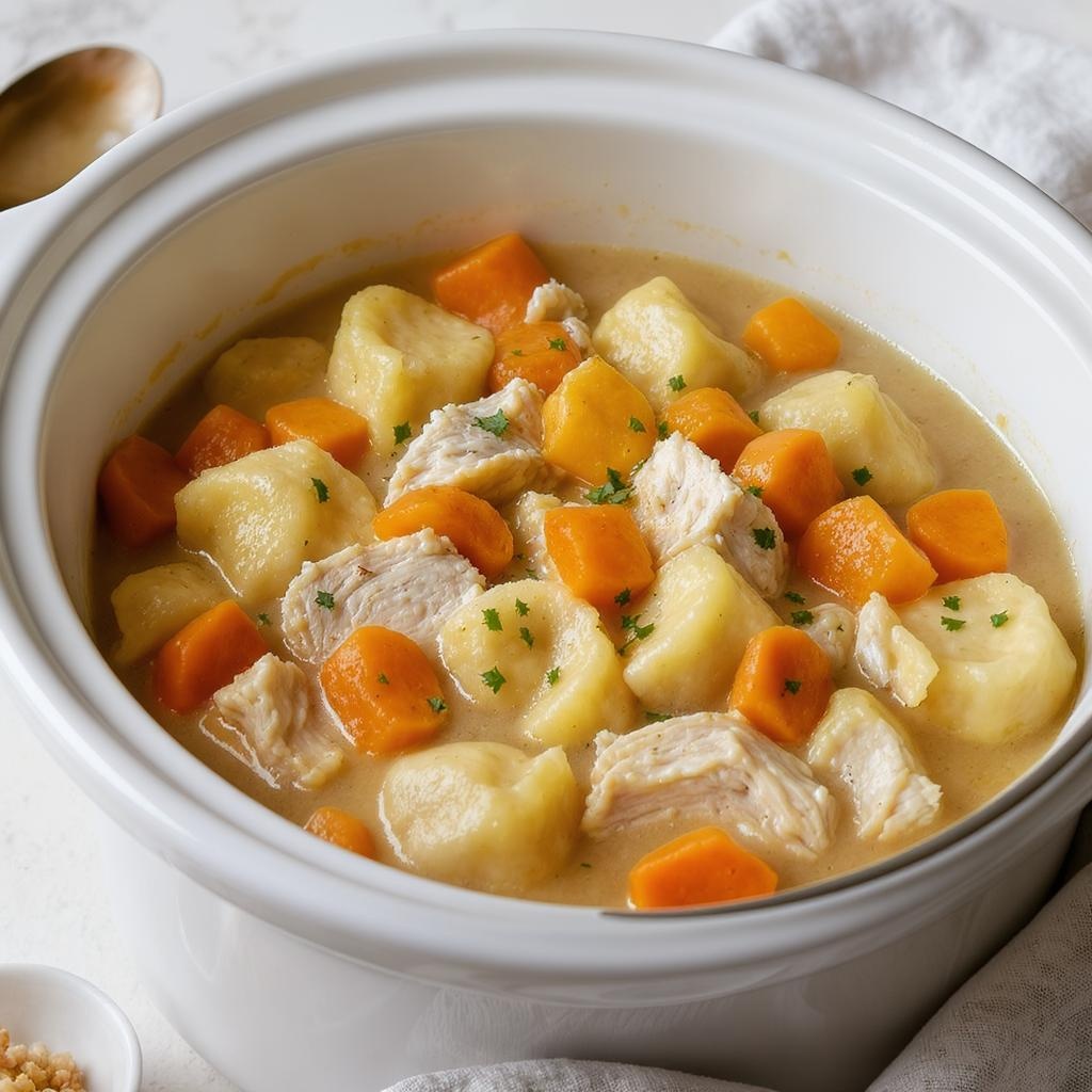 crockpot chicken and dumplings
