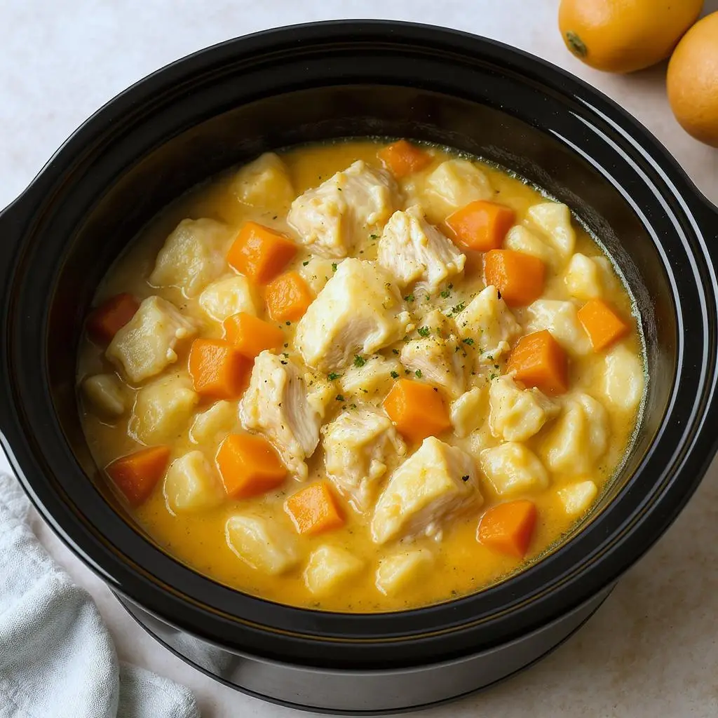 crockpot chicken and dumplings