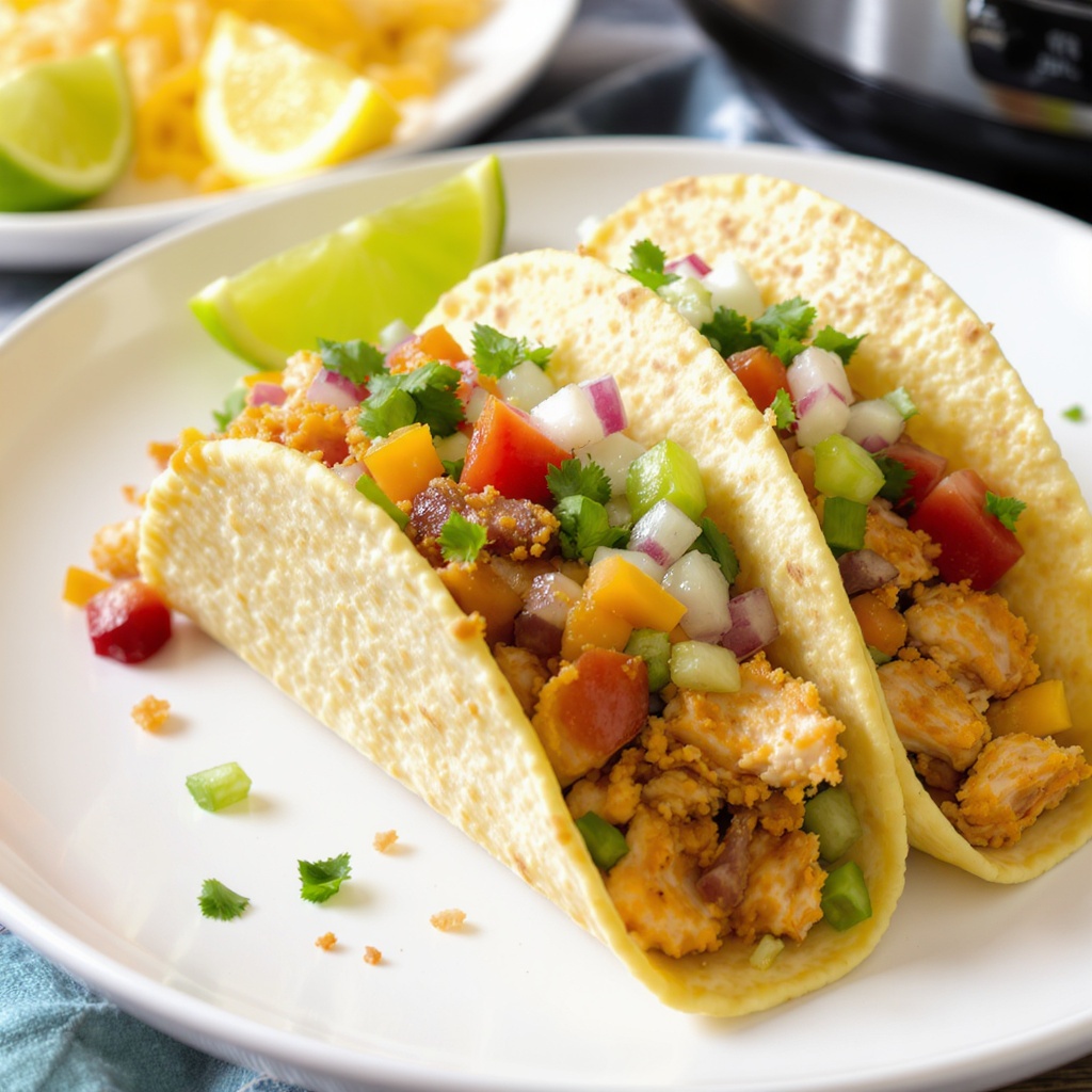 crockpot chicken tacos