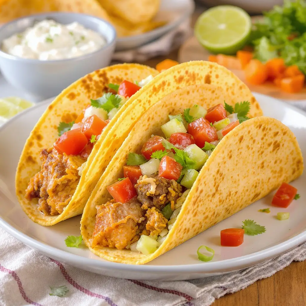 crockpot chicken tacos