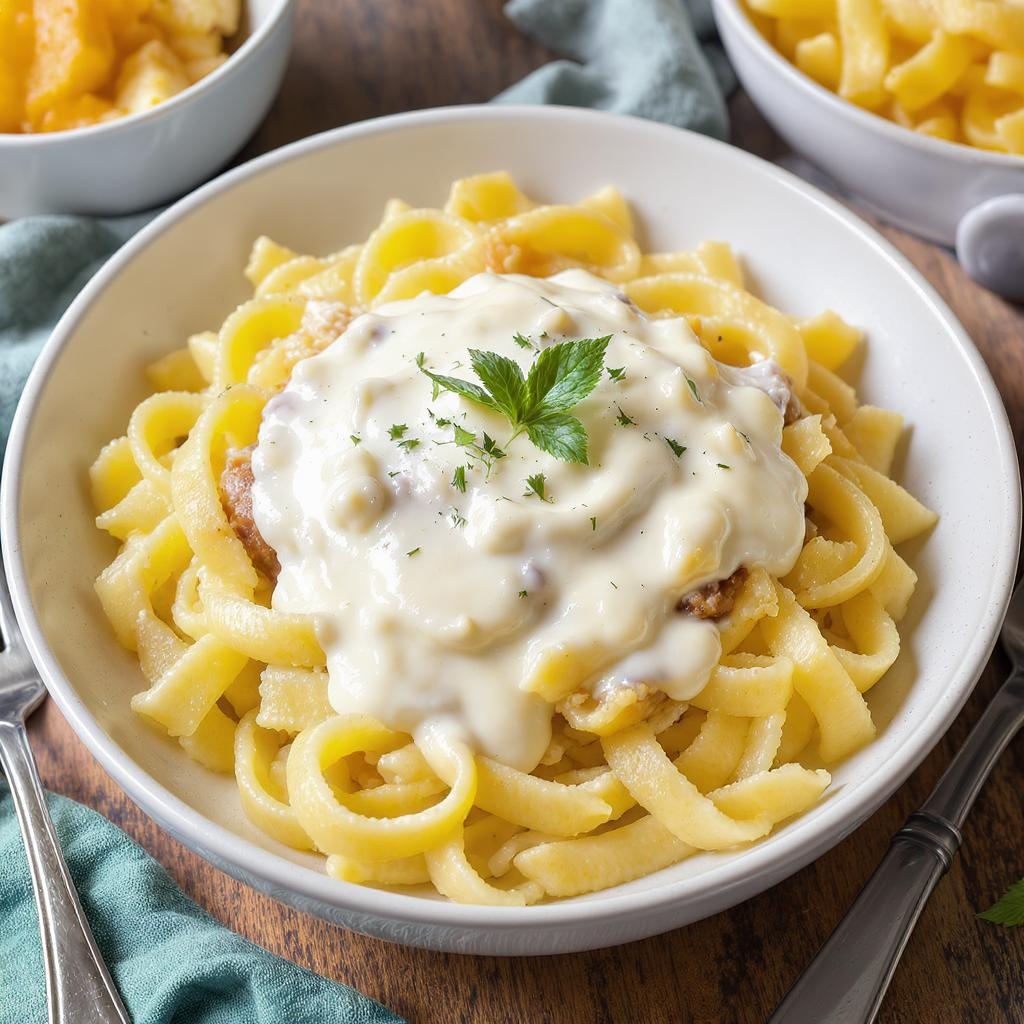 easy pasta alfredo