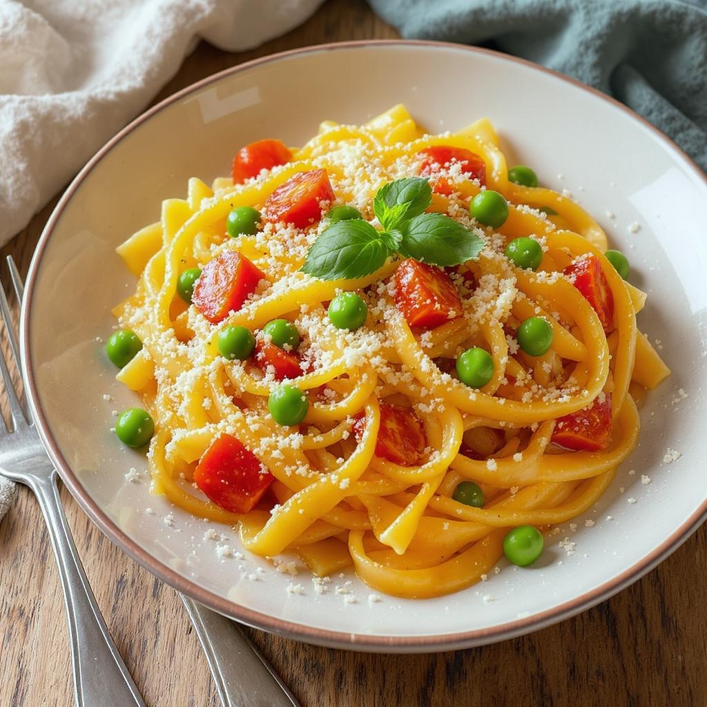 pasta with peas