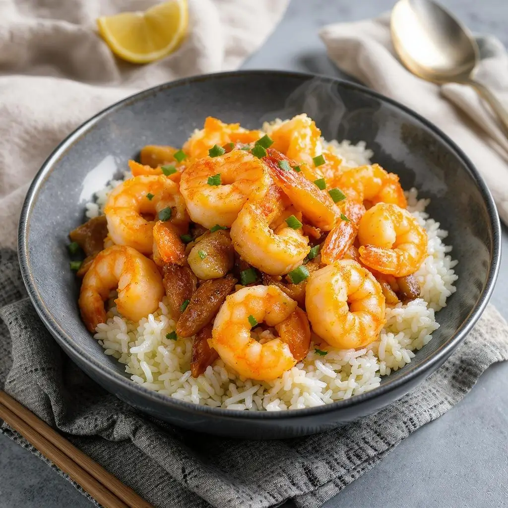 shrimp and rice