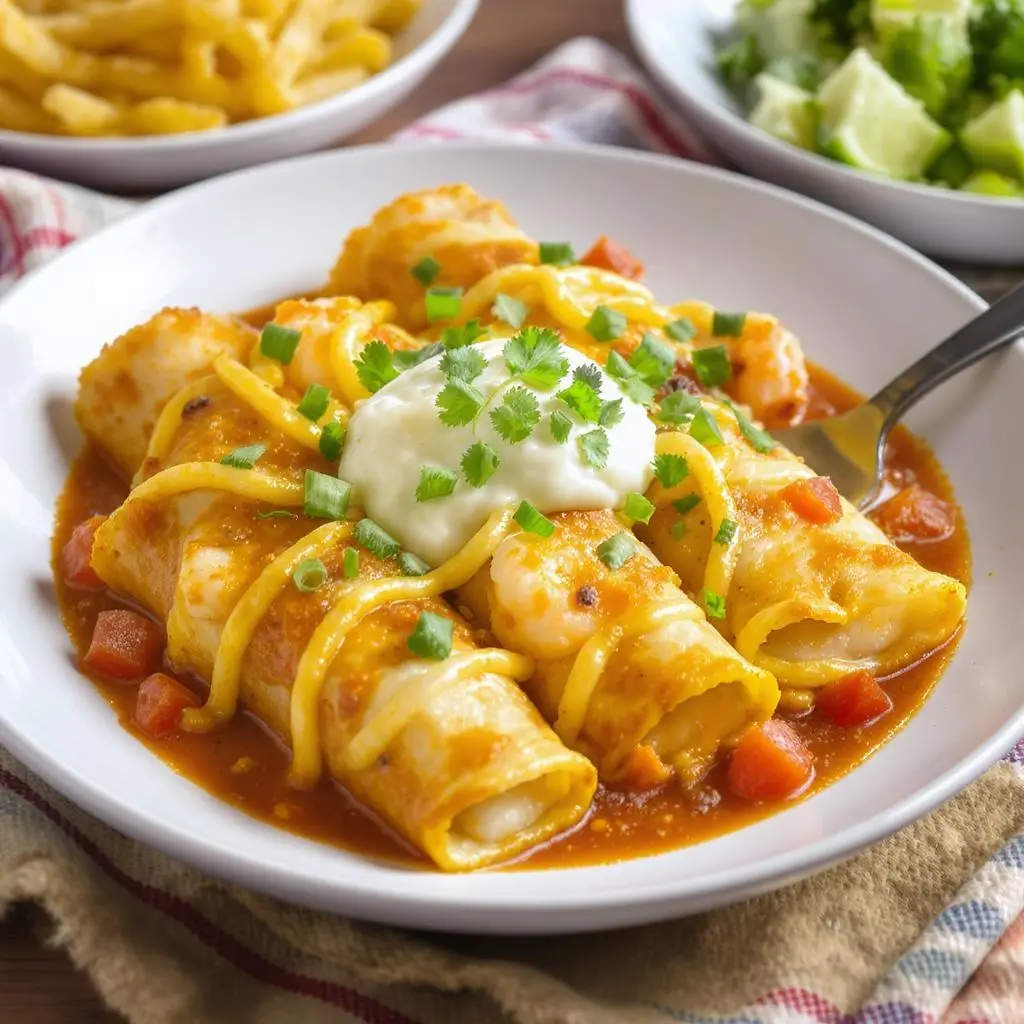 shrimp enchiladas