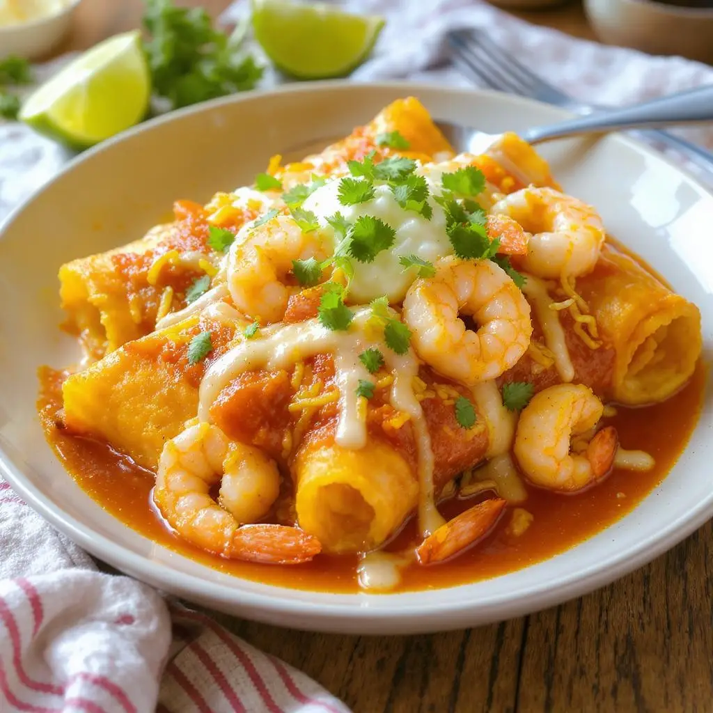 shrimp enchiladas