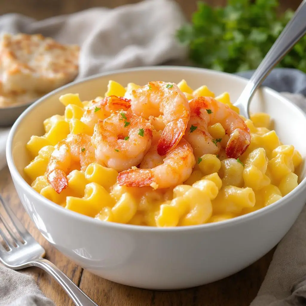 shrimp mac and cheese