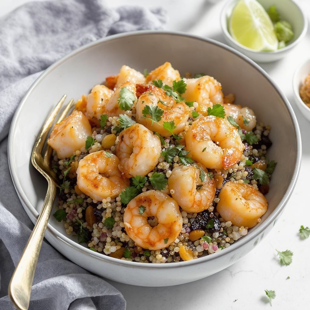 shrimp quinoa
