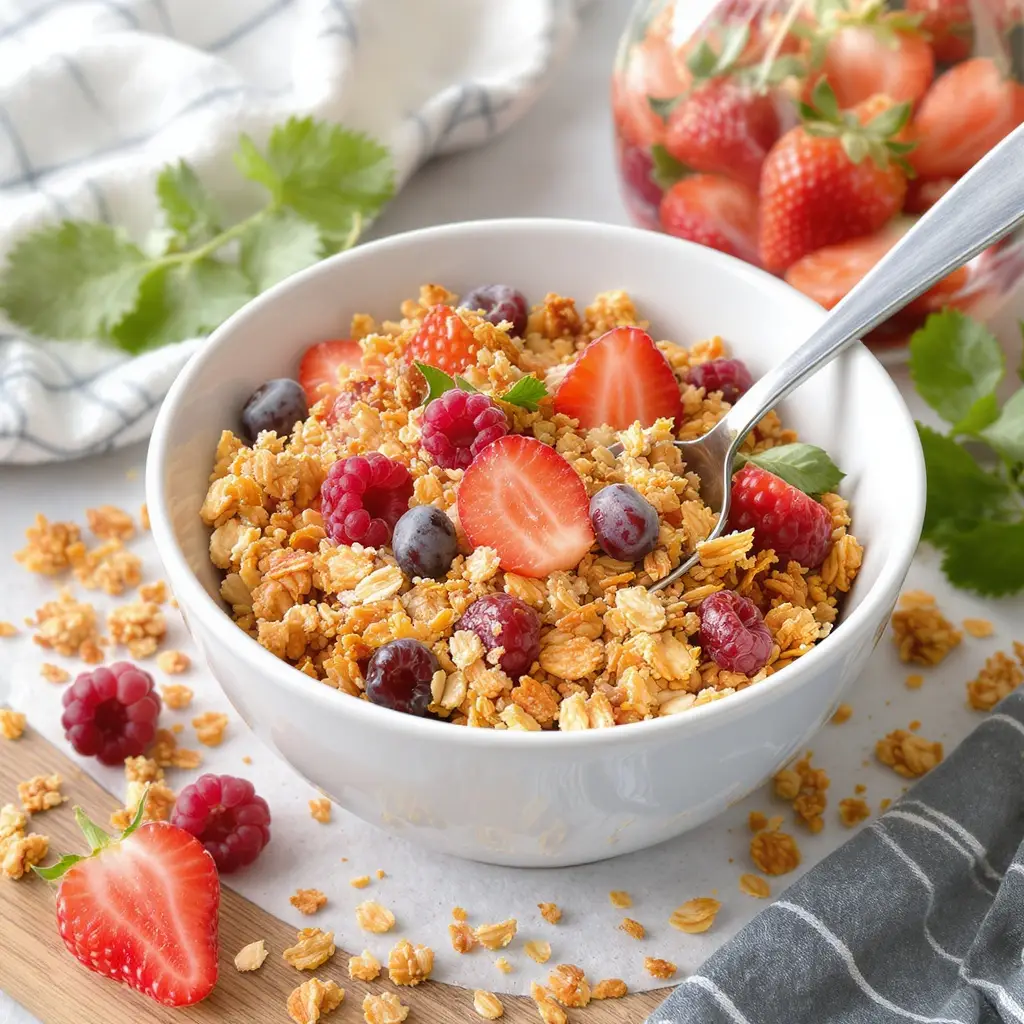 Healthy Homemade Granola