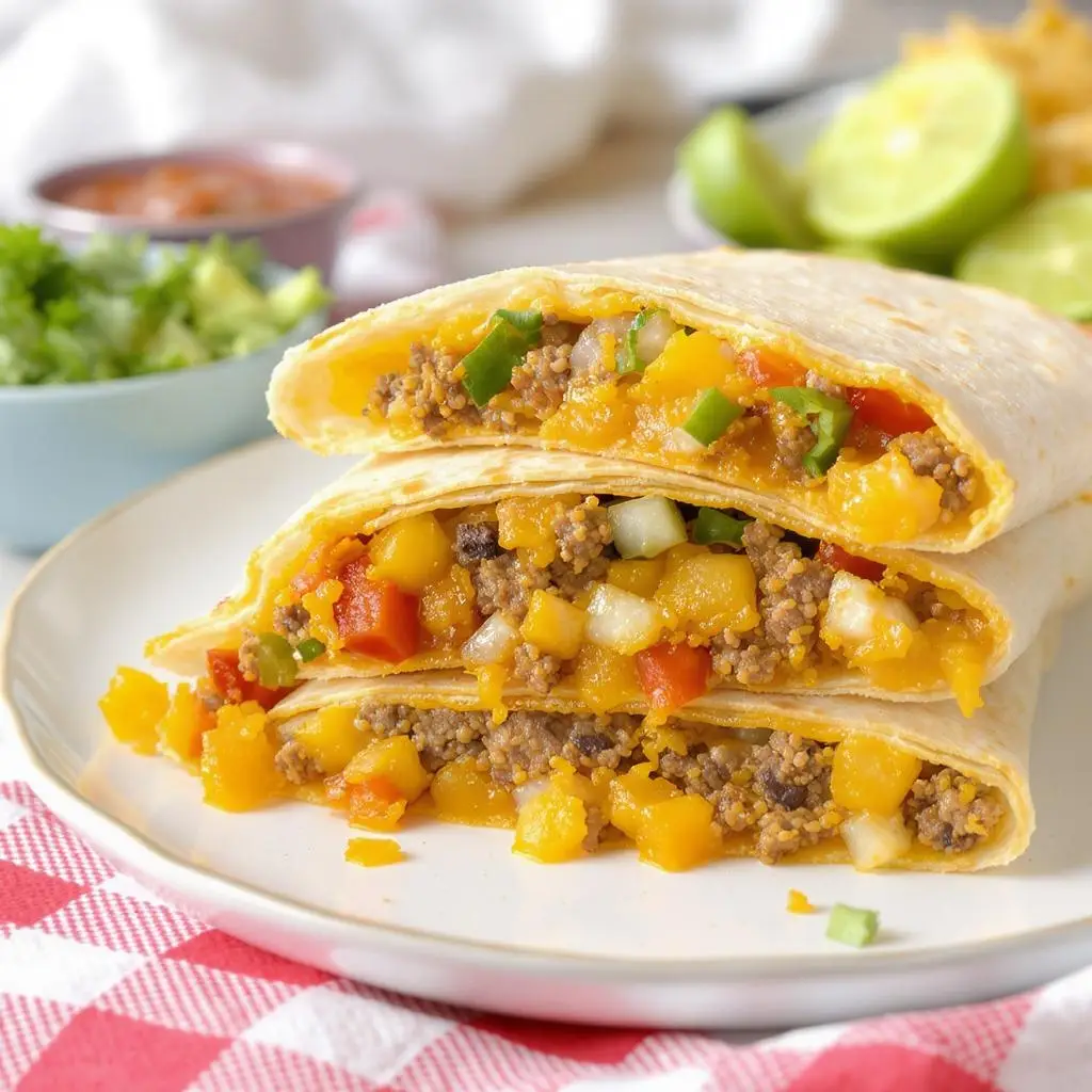 Ground Beef Quesadillas Recipe