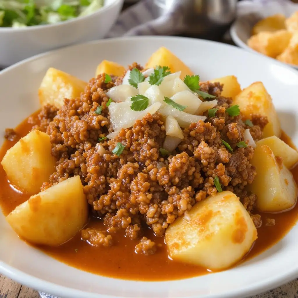 Ground Beef and Potatoes (Oh so Simple!) Recipe
