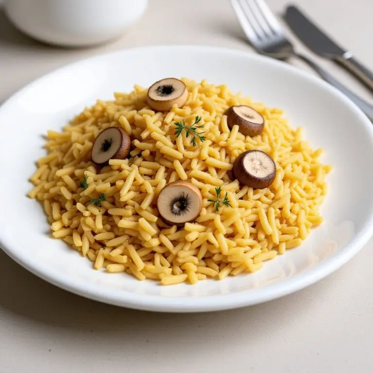 Instant Pot Rice and Orzo Pilaf with Mushrooms Recipe
