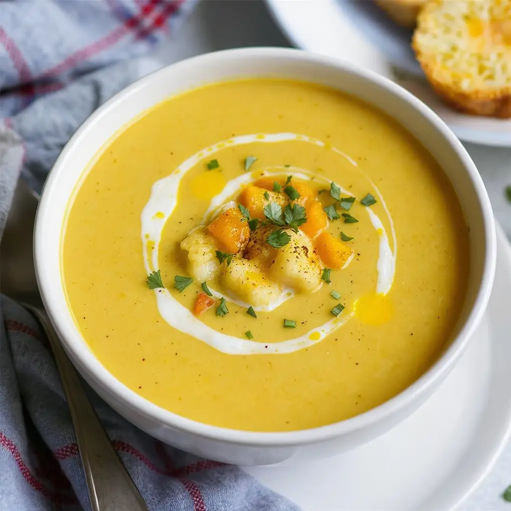 Instant Pot Vegan Cauliflower Soup Recipe