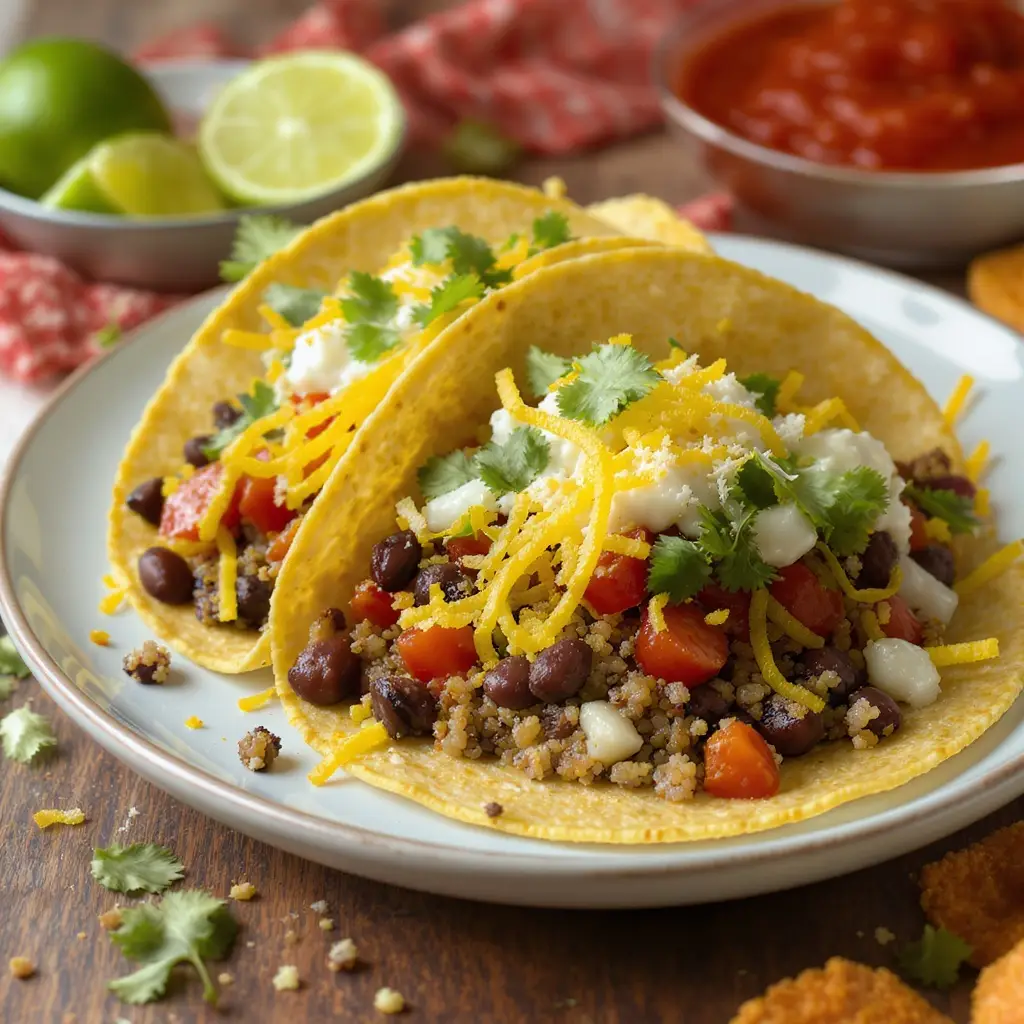 Quinoa Black Bean Tacos Recipe