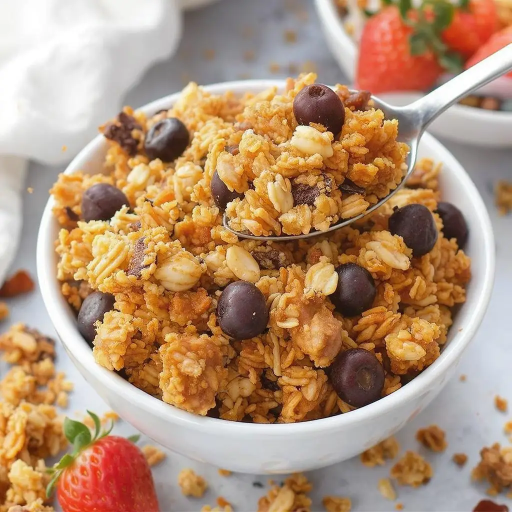The Best Homemade Chunky Granola Recipe Recipe