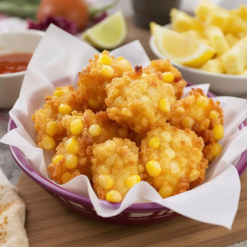 Very Crispy Corn Fritters Recipe