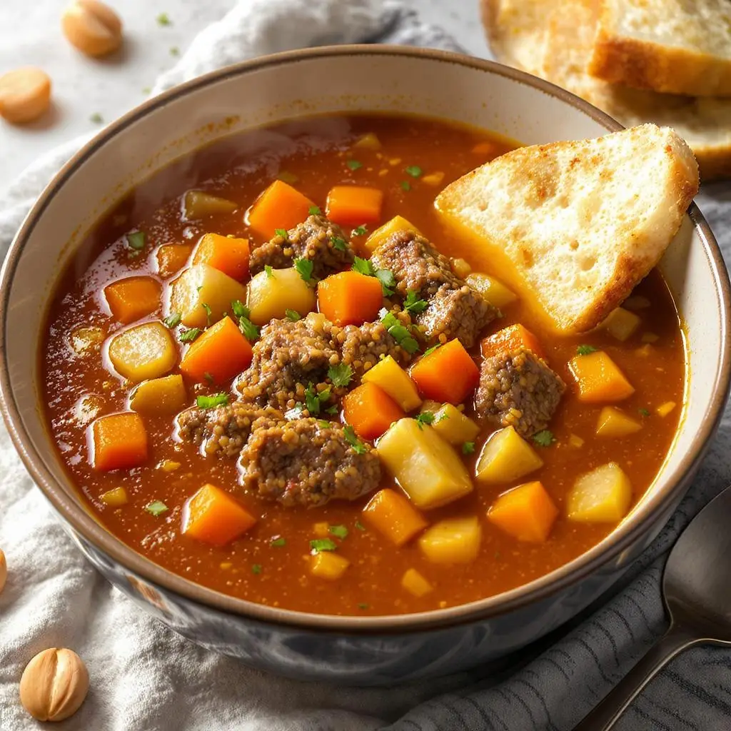 beef vegetable soup Recipe