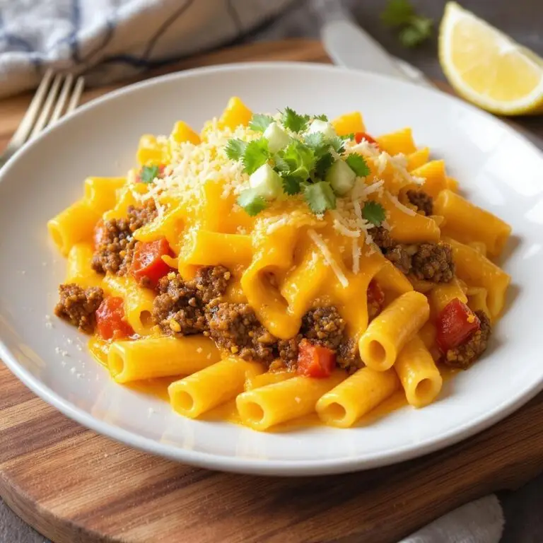 cheesy beef taco pasta Recipe