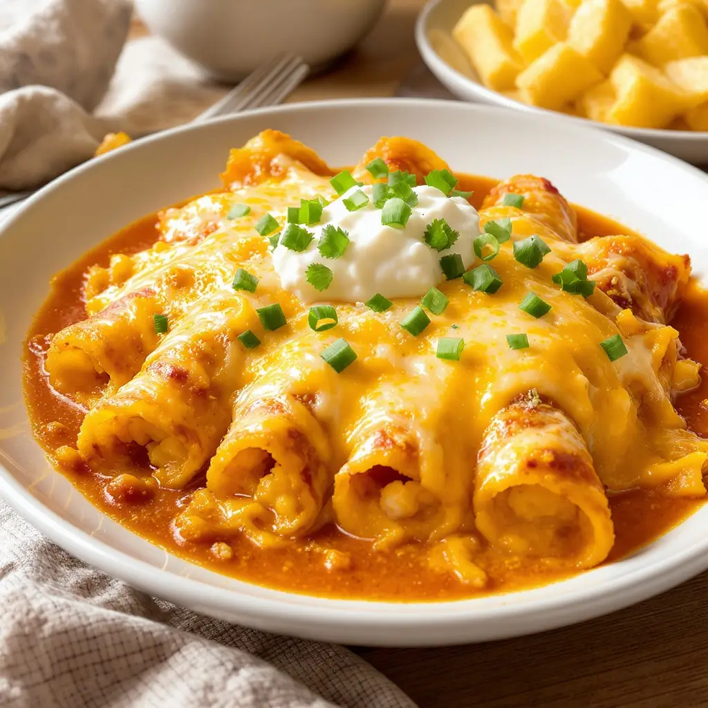 cheesy enchiladas Recipe