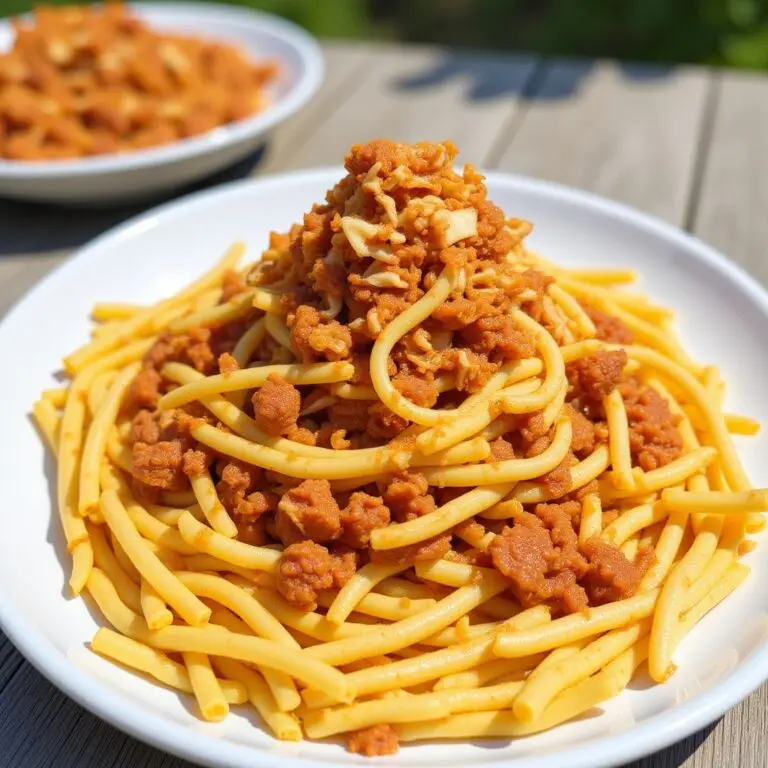 cheesy ground beef pasta Recipe