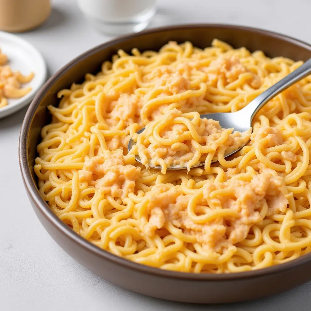 cheesy tuna noodle casserole Recipe