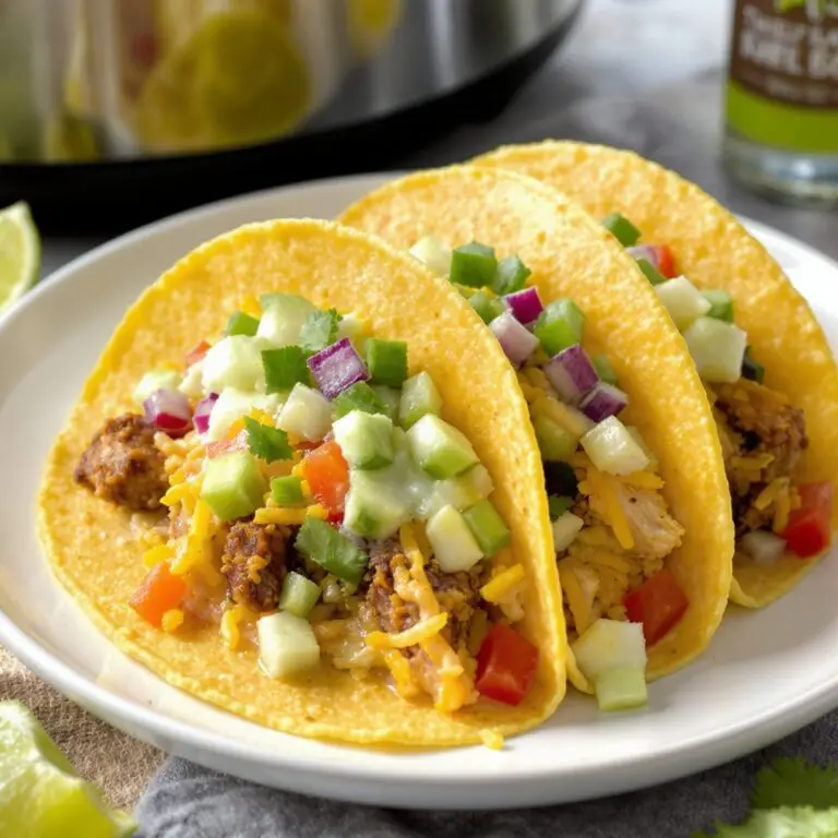crockpot chicken tacos Recipe