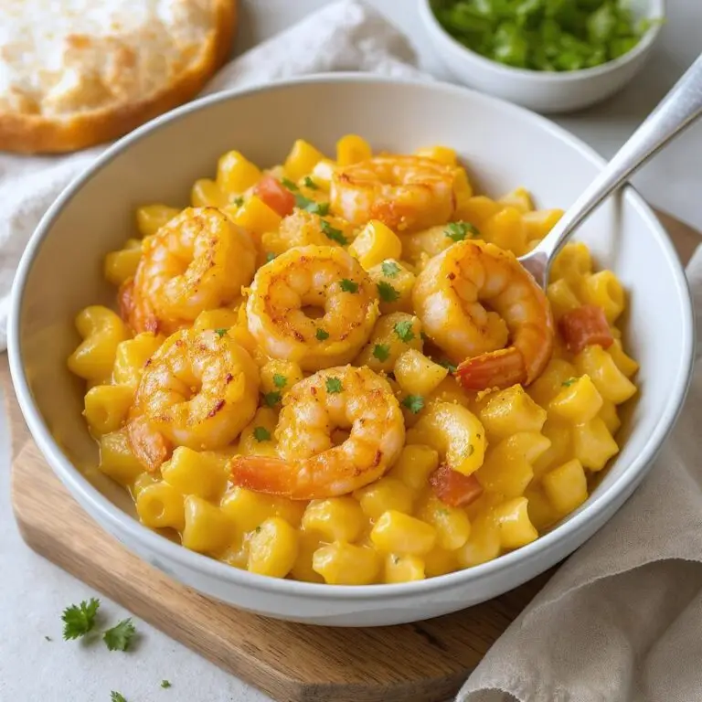 shrimp mac and cheese Recipe
