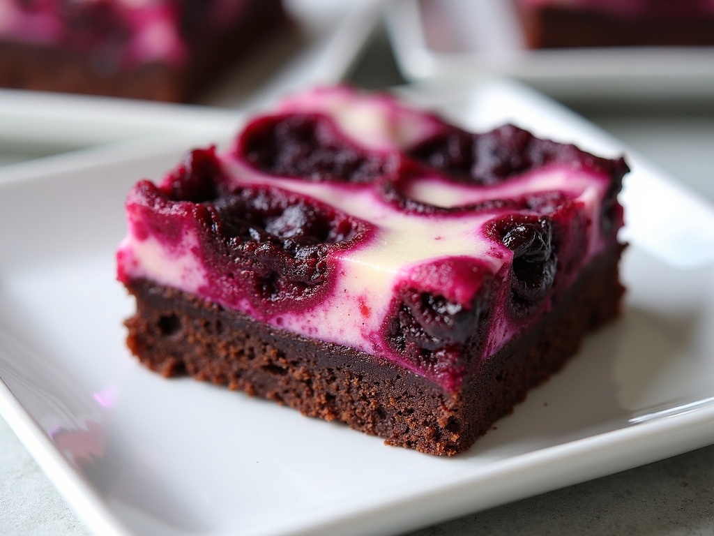 Blackberry Cheesecake Brownies-1