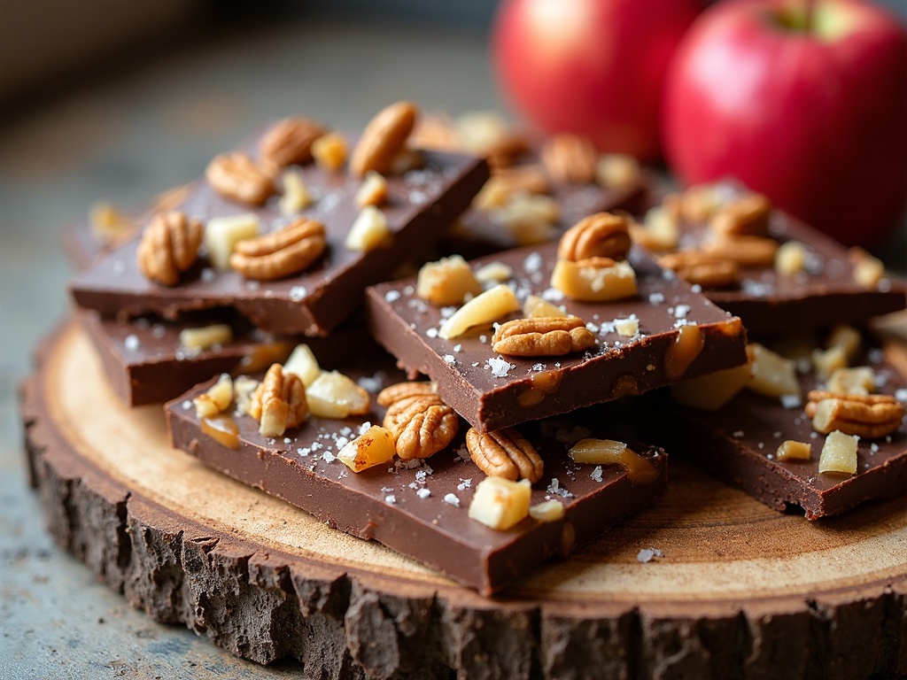 Caramel Apple Chocolate Bark