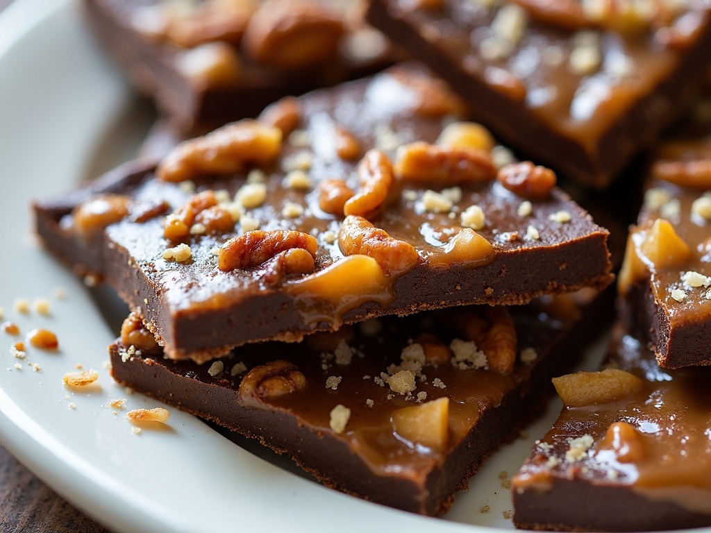 Caramel Apple Chocolate Bark