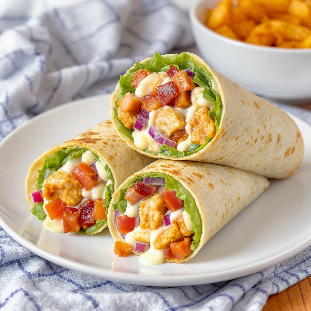 Chicken Bacon Ranch Wraps