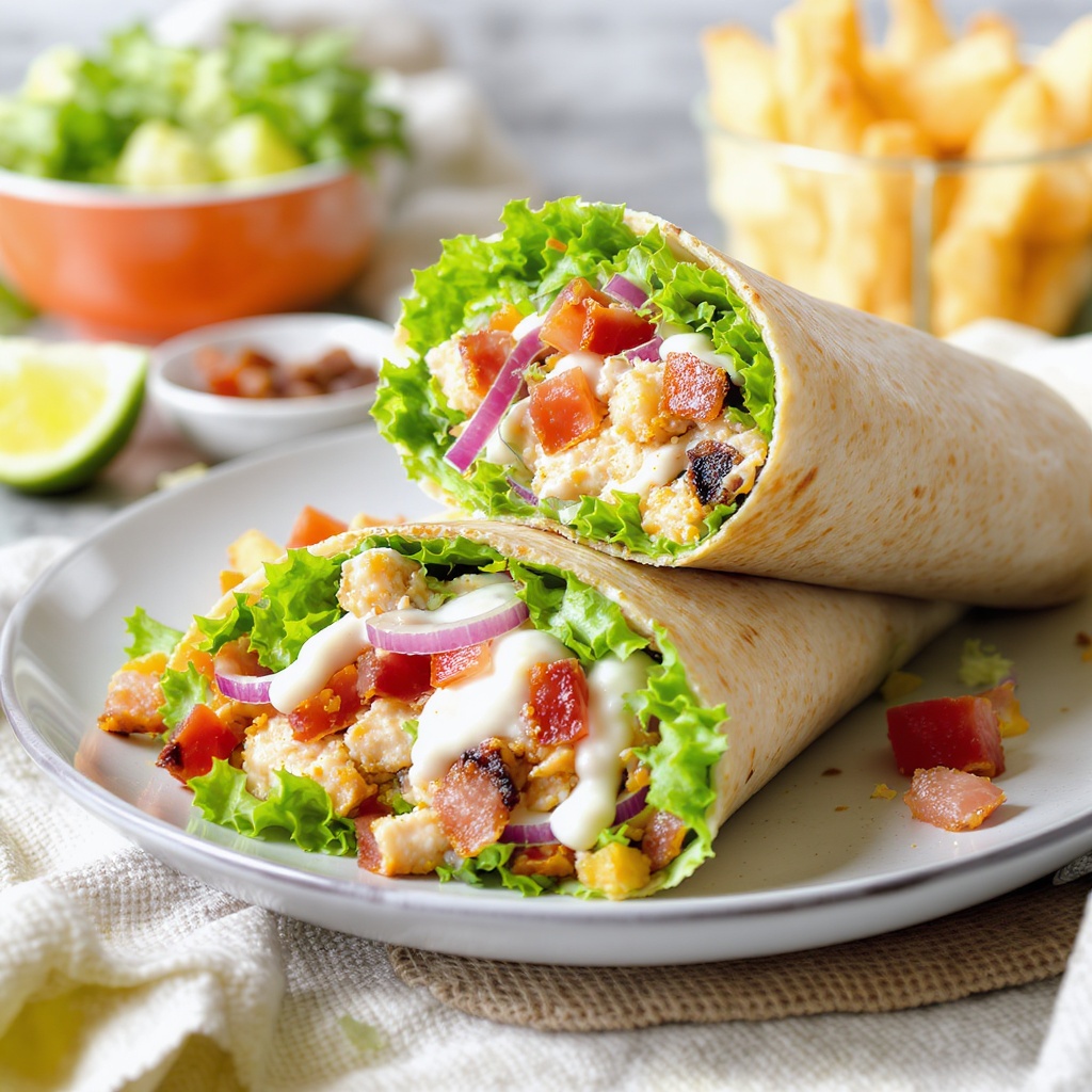 Chicken Bacon Ranch Wraps